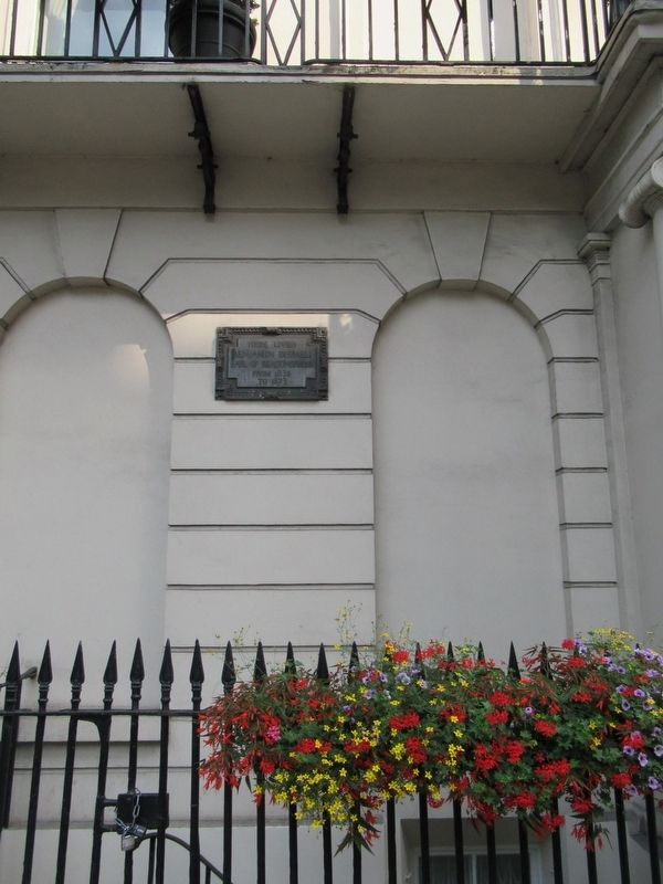 Benjamin Disraeli Marker. Click for full size. Benjamin Disraeli Marker image. Click for full size.