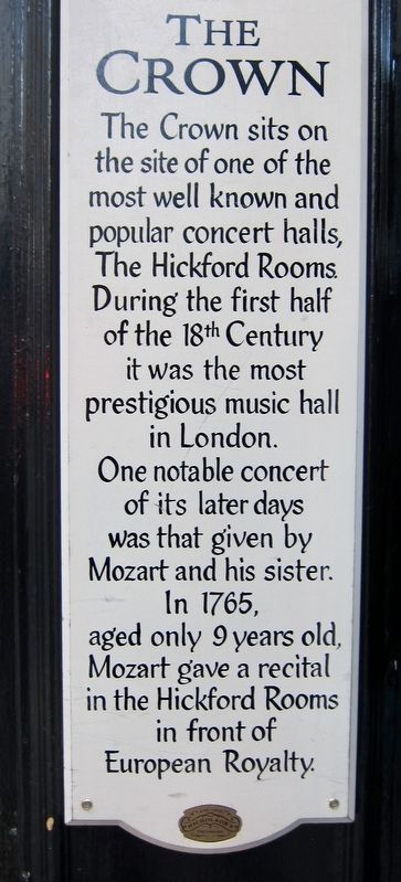 The Crown Marker. Click for full size. The Crown Marker image. Click for full size.