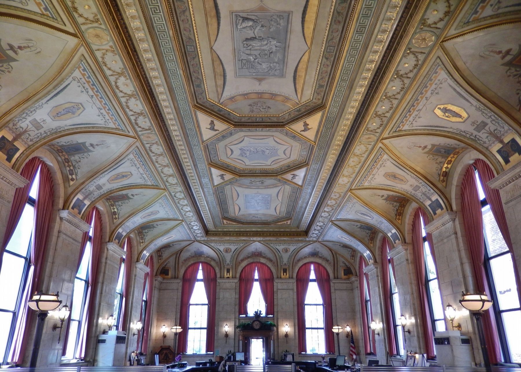 The York Water Company (<i>interior: restored ceiling</i>). Click for full size. The York Water Company (<i>interior: restored ceiling</i>) image. Click for full size.