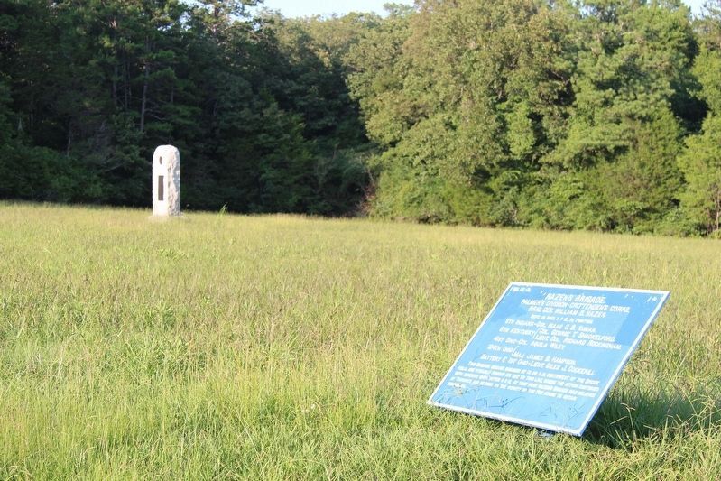 Hazen's Brigade Marker image. Click for full size.