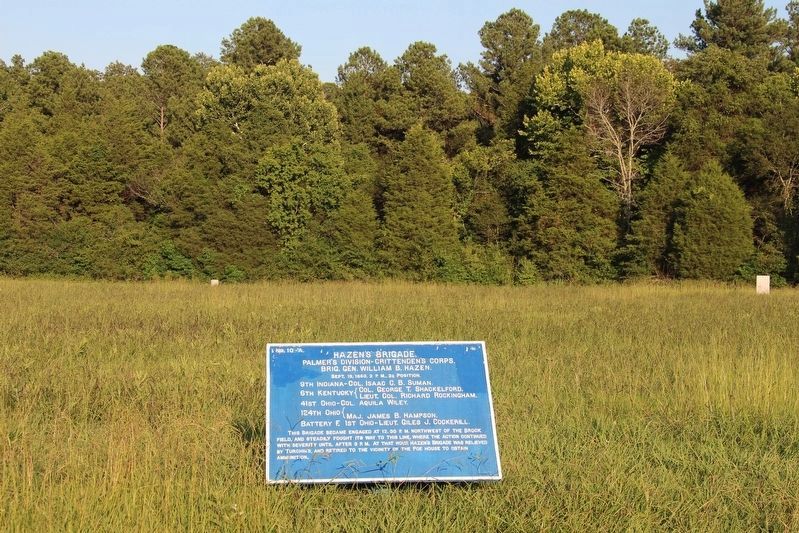 Hazen's Brigade Marker image. Click for full size.