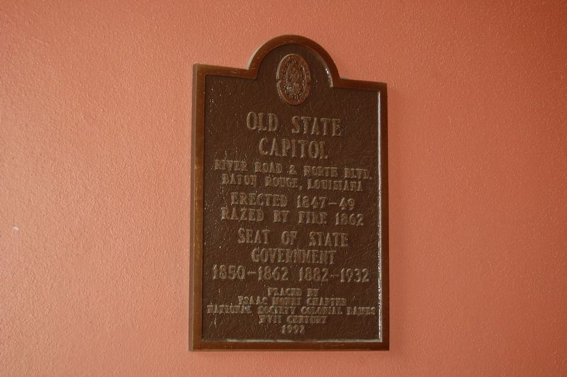 Old State Capitol Marker. Click for full size. Old State Capitol Marker image. Click for full size.
