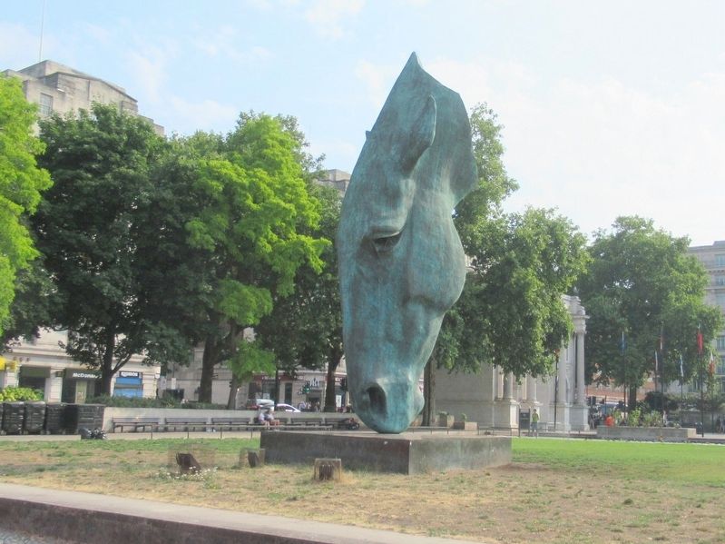 "Still Water" by sculptor Nic Fiddian-Green. Click for full size. "Still Water" by sculptor Nic Fiddian-Green image. Click for full size.