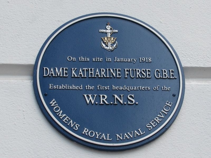 Dame Katharine Furse G.B.E. Marker image. Click for full size.
