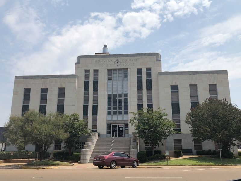 Five Courthouses of Houston County Marker. Click for full size. Five Courthouses of Houston County Marker image. Click for full size.