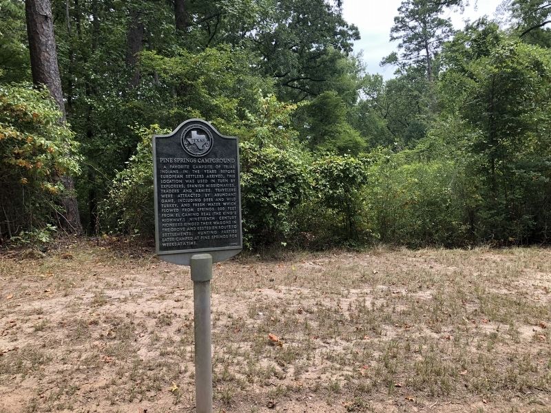 Pine Springs Campground Marker image. Click for full size.