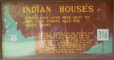 Indian Houses Marker. Click for full size. Indian Houses Marker image. Click for full size.