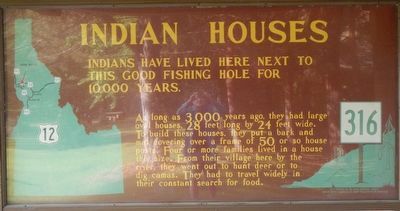 Indian Houses Marker image. Click for full size.