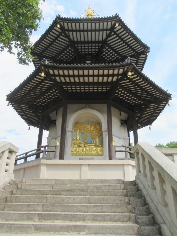 London Peace Pagoda. Click for full size. London Peace Pagoda image. Click for full size.