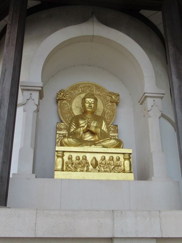 London Peace Pagoda. Click for full size. London Peace Pagoda image. Click for full size.