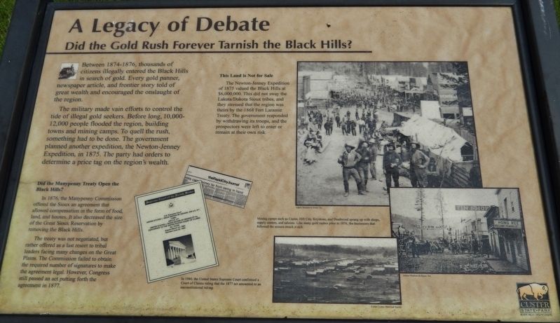 A Legacy of Debate Marker. Click for full size. A Legacy of Debate Marker image. Click for full size.