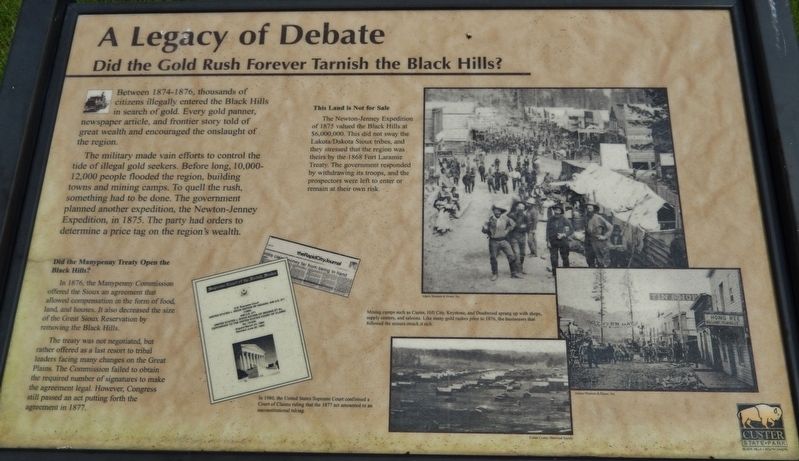 A Legacy of Debate Marker image. Click for full size.