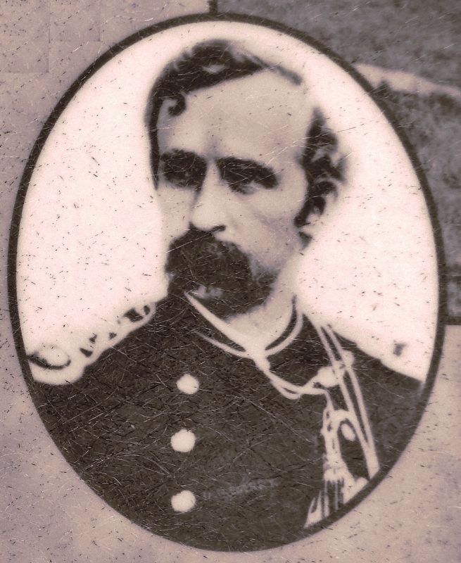 Marker detail: George A. Custer – Lt. Colonel, July, 1874 image. Click for full size.