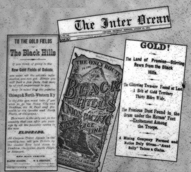 Marker detail: Sensational Black Hills Media Coverage. Click for full size. Marker detail: Sensational Black Hills Media Coverage image. Click for full size.