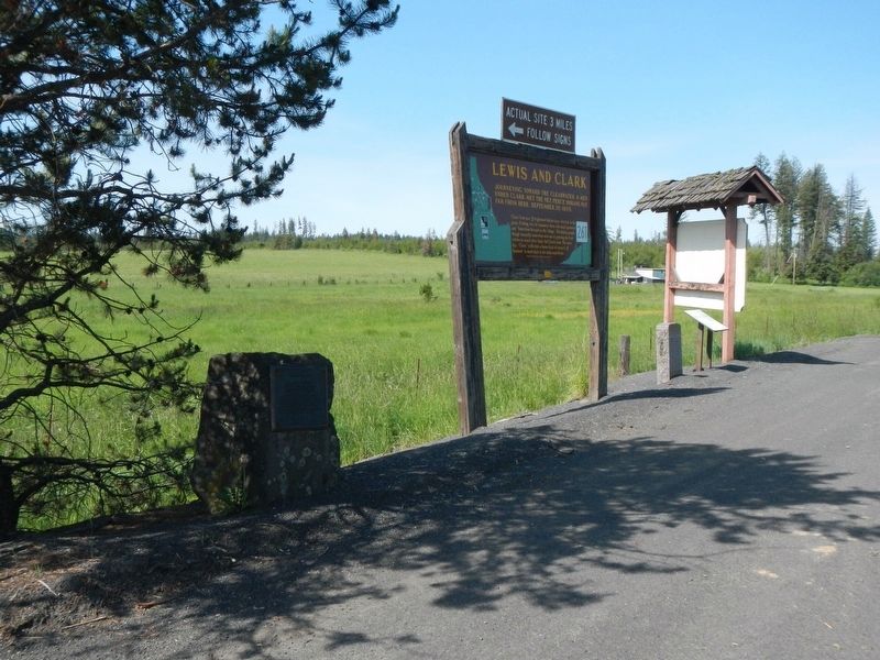 Lewis and Clark Marker. Click for full size. Lewis and Clark Marker image. Click for full size.