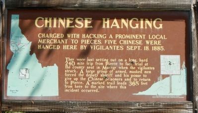 Chinese Hanging Marker image. Click for full size.
