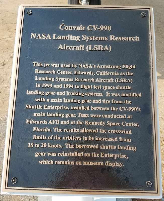 Convair CV-990 Marker. Click for full size. Convair CV-990 Marker image. Click for full size.