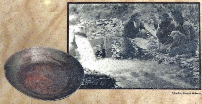 Marker detail: gold panning image. Click for full size.