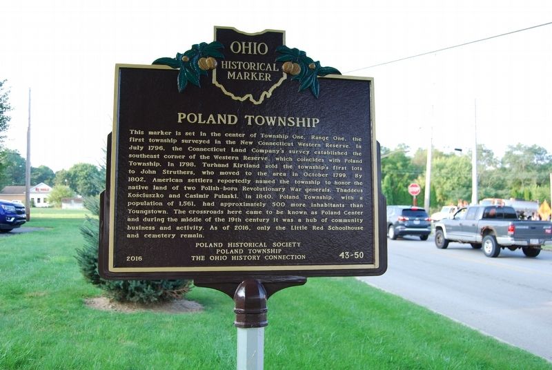 Poland Township Marker image. Click for full size.