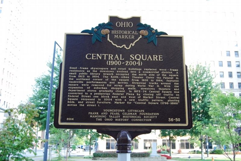 Central Square (1900-2004) Marker image. Click for full size.