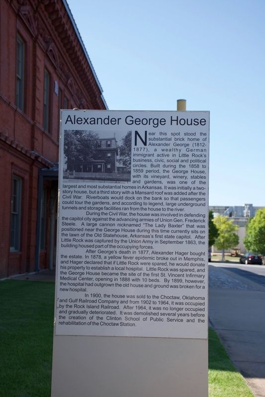Alexander George House Marker image. Click for full size.