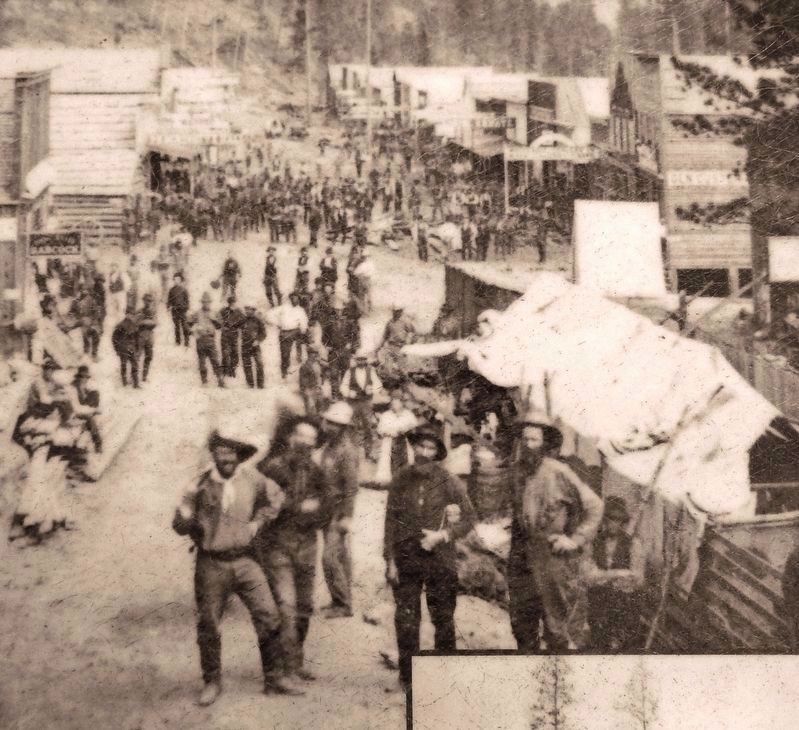 Marker detail: mining camp. Click for full size. Marker detail: mining camp image. Click for full size.