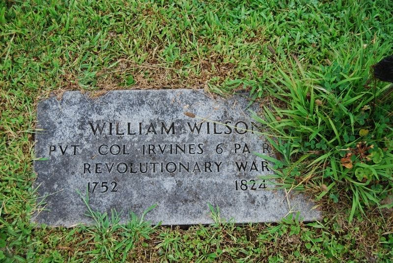 William Wilson Grave image. Click for full size.