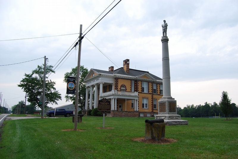 Southington Township Centralized School and Monument Park Marker. Click for full size. Southington Township Centralized School and Monument Park Marker image. Click for full size.