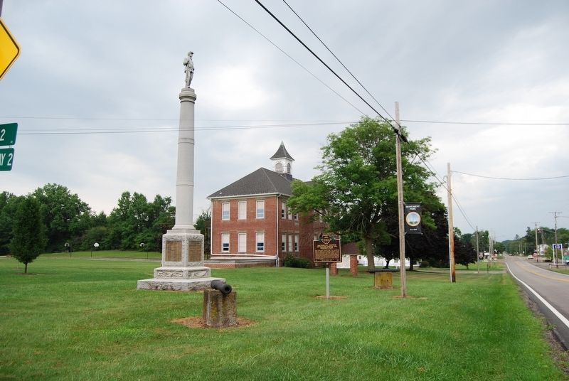 Southington Township Centralized School and Monument Park Marker image. Click for full size.
