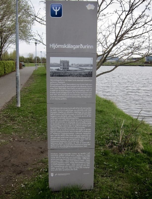 Hlj�msk�lagar�urinn Marker - Icelandic side image. Click for full size.