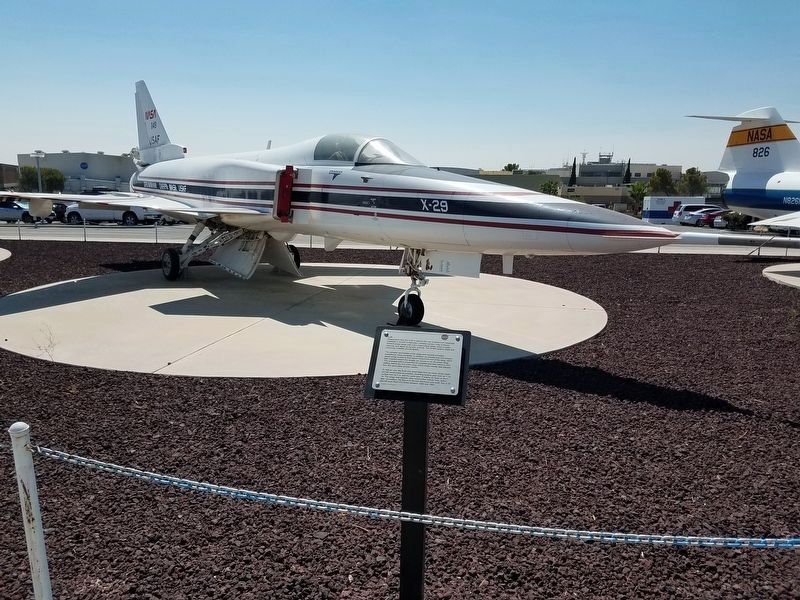 X-29 and Marker image. Click for full size.