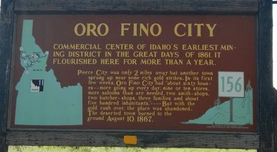 Oro Fino City Marker. Click for full size. Oro Fino City Marker image. Click for full size.