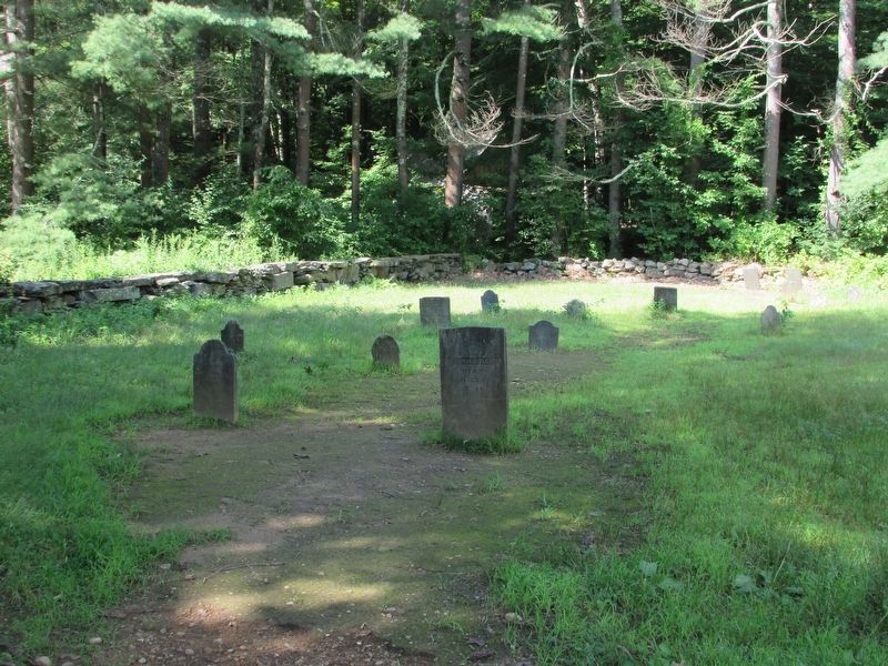 Graveyard in Sturbridge Village image. Click for full size.