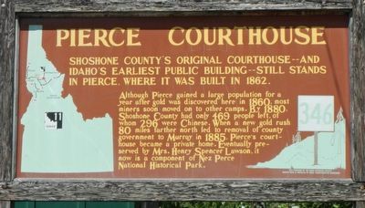 Pierce Courthouse Marker image. Click for full size.