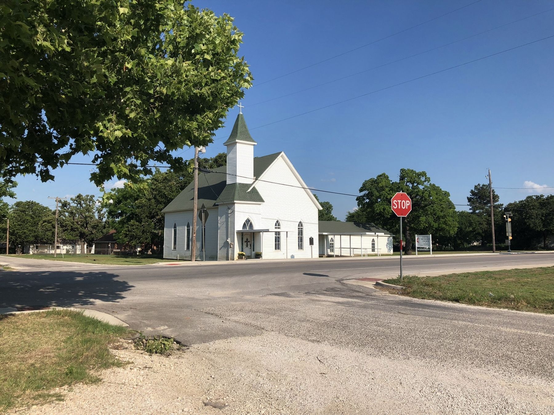 United Methodist Church of Montague with Marker image. Click for full size.