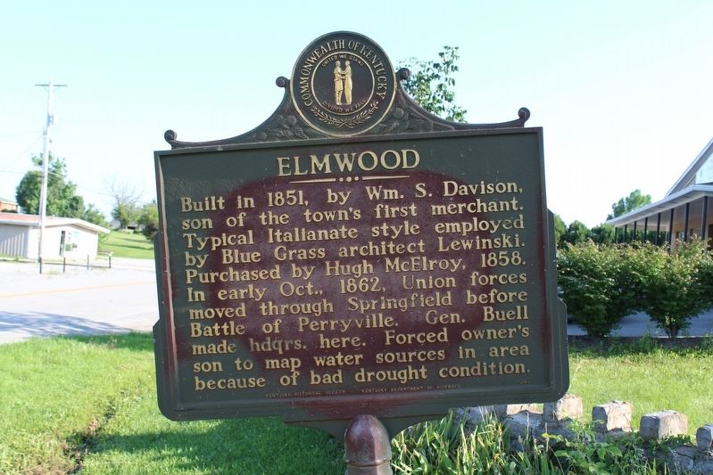 Elmwood Marker. Click for full size. Elmwood Marker image. Click for full size.
