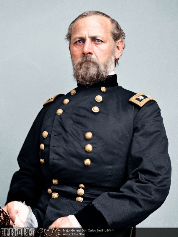 Major General Don Carlos Buell, U.S.A.. Click for full size. Major General Don Carlos Buell, U.S.A. image. Click for full size.