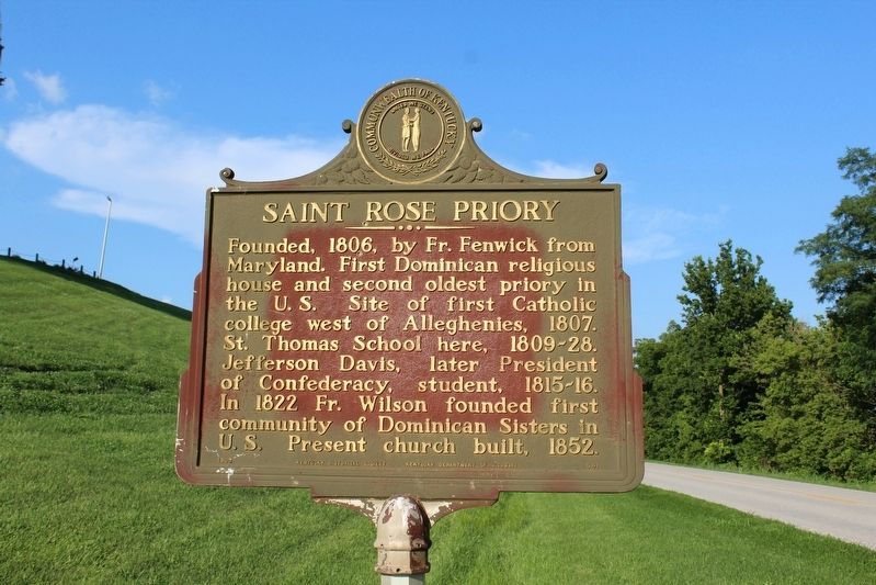 Saint Rose Priory Marker image. Click for full size.