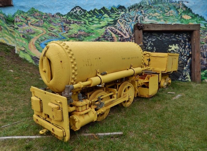 Porter Compressed Air Locomotive (<i>rear view</i>) image. Click for full size.
