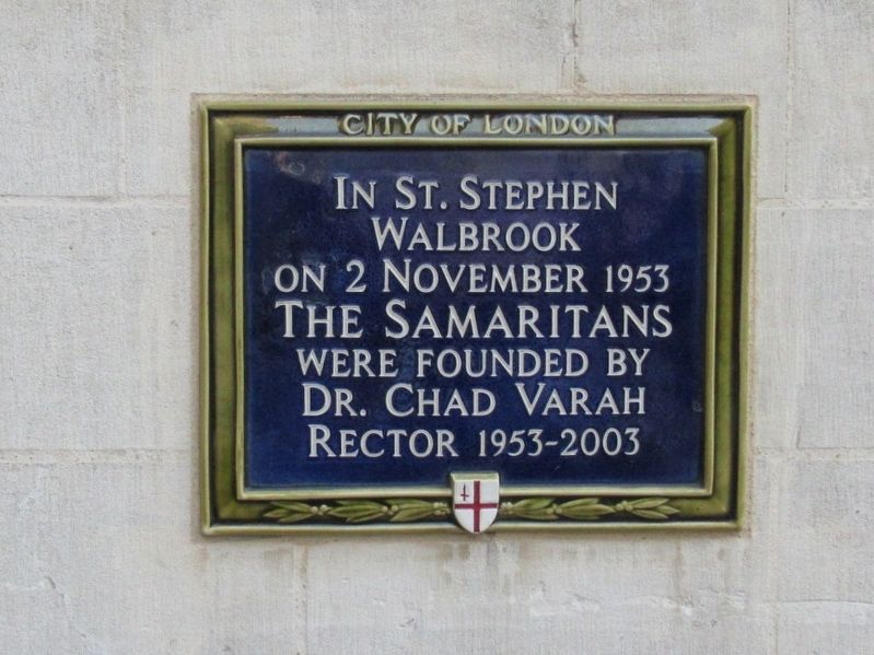 The Samaritans Marker. Click for full size. The Samaritans Marker image. Click for full size.