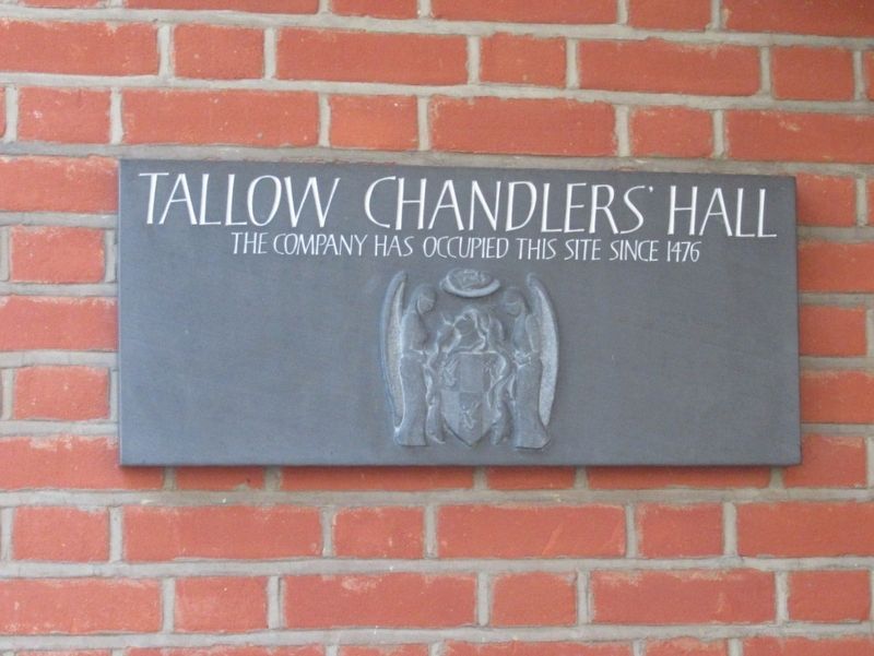 Tallow Chandlers Hall Marker. Click for full size. Tallow Chandlers Hall Marker image. Click for full size.