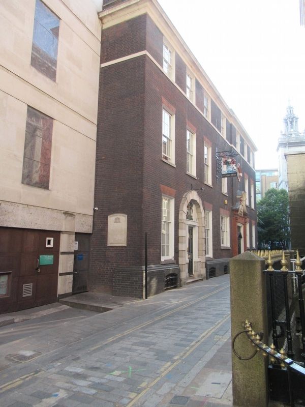 Worshipful Company of Innholders Marker. Click for full size. Worshipful Company of Innholders Marker image. Click for full size.