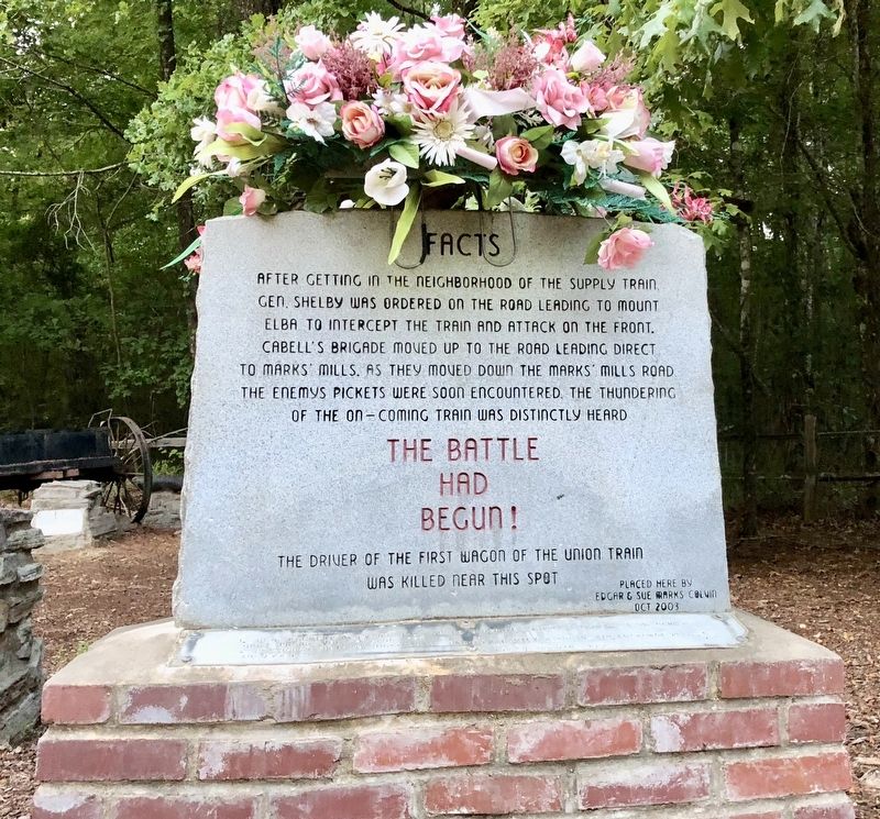 The Battle Had Begun! Marker. Click for full size. The Battle Had Begun! Marker image. Click for full size.