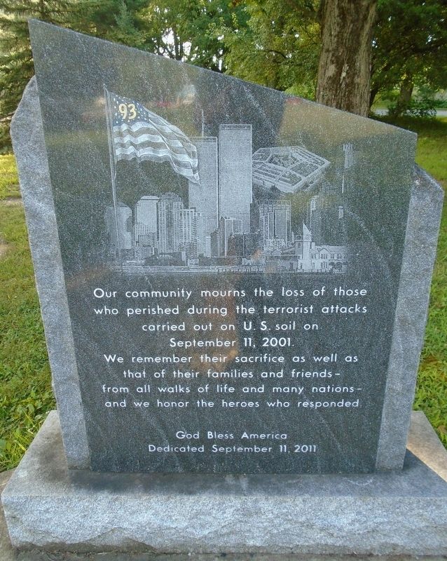 9/11 Memorial Marker image. Click for full size.