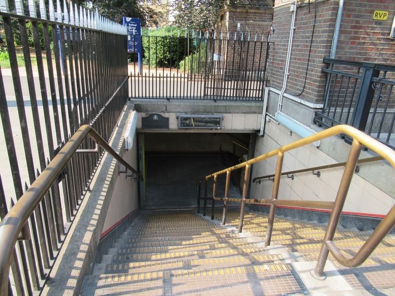 Bethnal Green Tube Entrance. Click for full size. Bethnal Green Tube Entrance image. Click for full size.