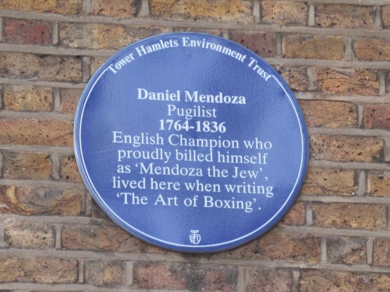Daniel Mendoza Marker. Click for full size. Daniel Mendoza Marker image. Click for full size.