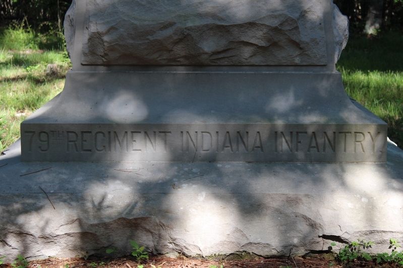 79th Indiana Infantry Marker. Click for full size. 79th Indiana Infantry Marker image. Click for full size.