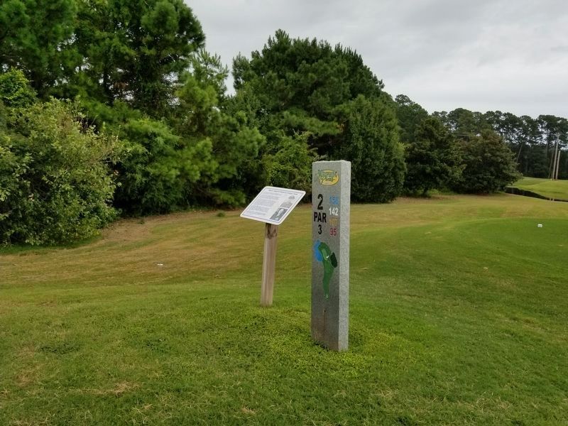 2nd hole, Whispering Pines Golf Course. Click for full size. 2nd hole, Whispering Pines Golf Course image. Click for full size.
