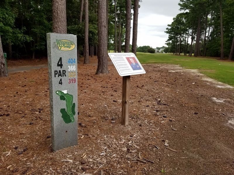 4th hole, Whispering Pines Golf Course. Click for full size. 4th hole, Whispering Pines Golf Course image. Click for full size.