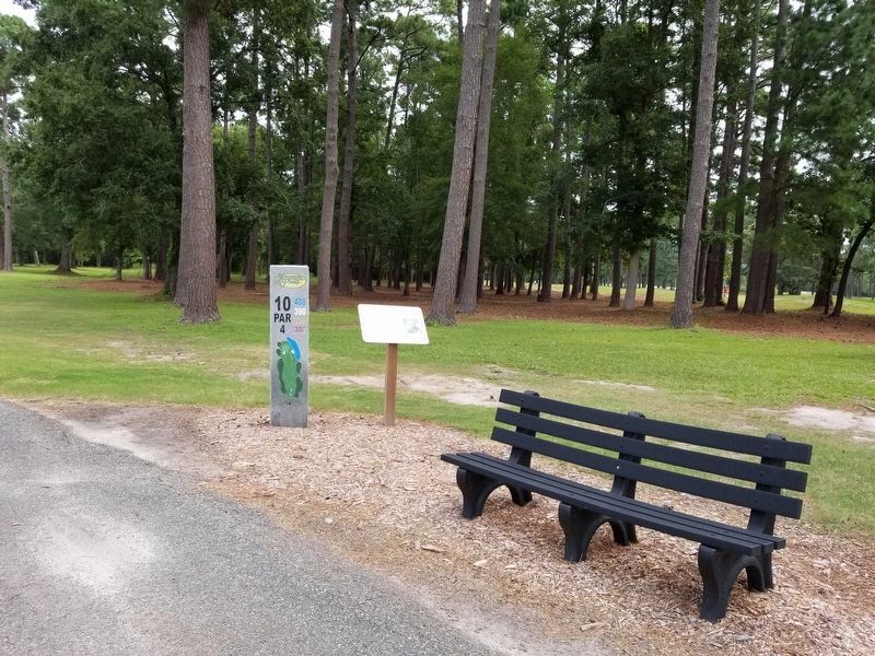 10th hole, Whispering Pines Golf Course. Click for full size. 10th hole, Whispering Pines Golf Course image. Click for full size.